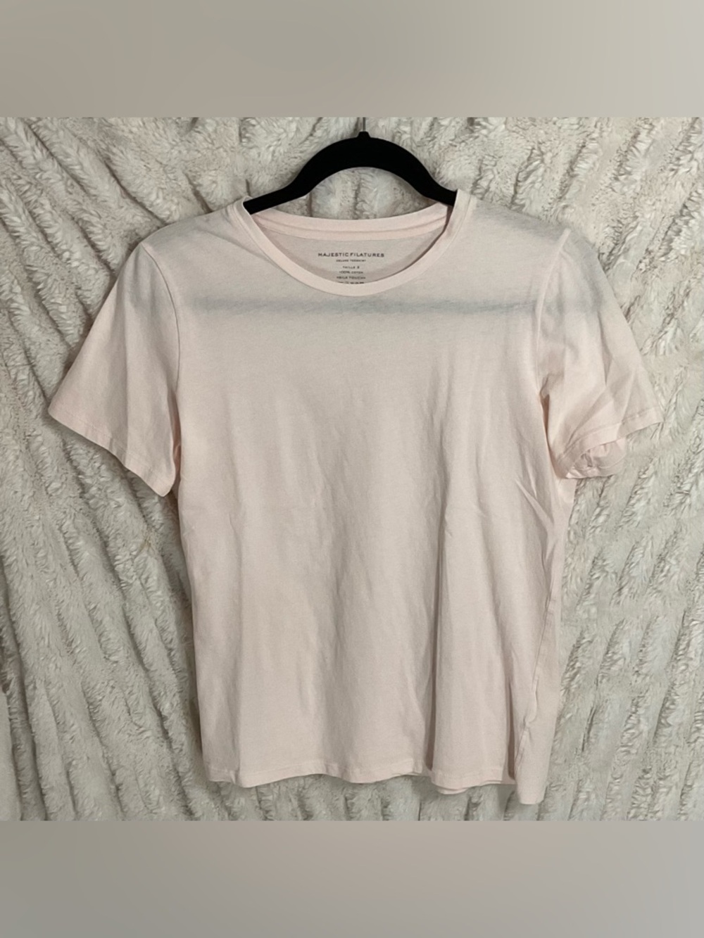 Majestic Filatures Short Sleeve Pink Tee
